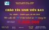 DANH SÁCH ĐƠN VỊ, CÁ NHÂN ỦNG HỘ CHƯƠNG TRÌNH CHÀO TÂN SINH VIÊN K43